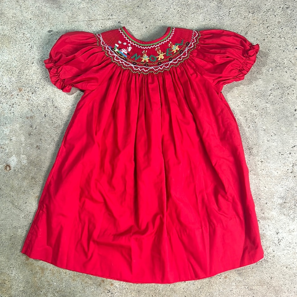 Rosalina collection Smocked Christmas Holiday Dress